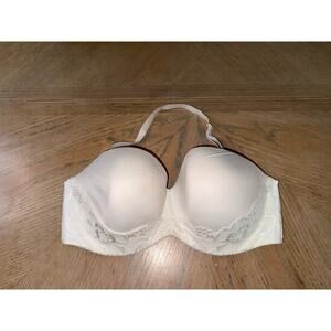 Victoria’s secret body by victoria lined strapless multiway bra white size 34DD